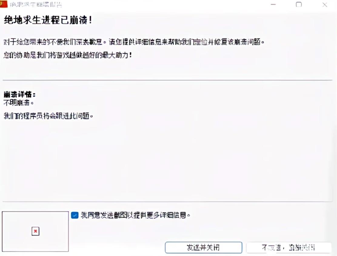 PUBG进程崩溃-1